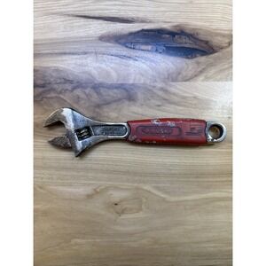 Husky Adjustable Wrench 8" 200mm Chrome Vanadium Orange Cushion Grip